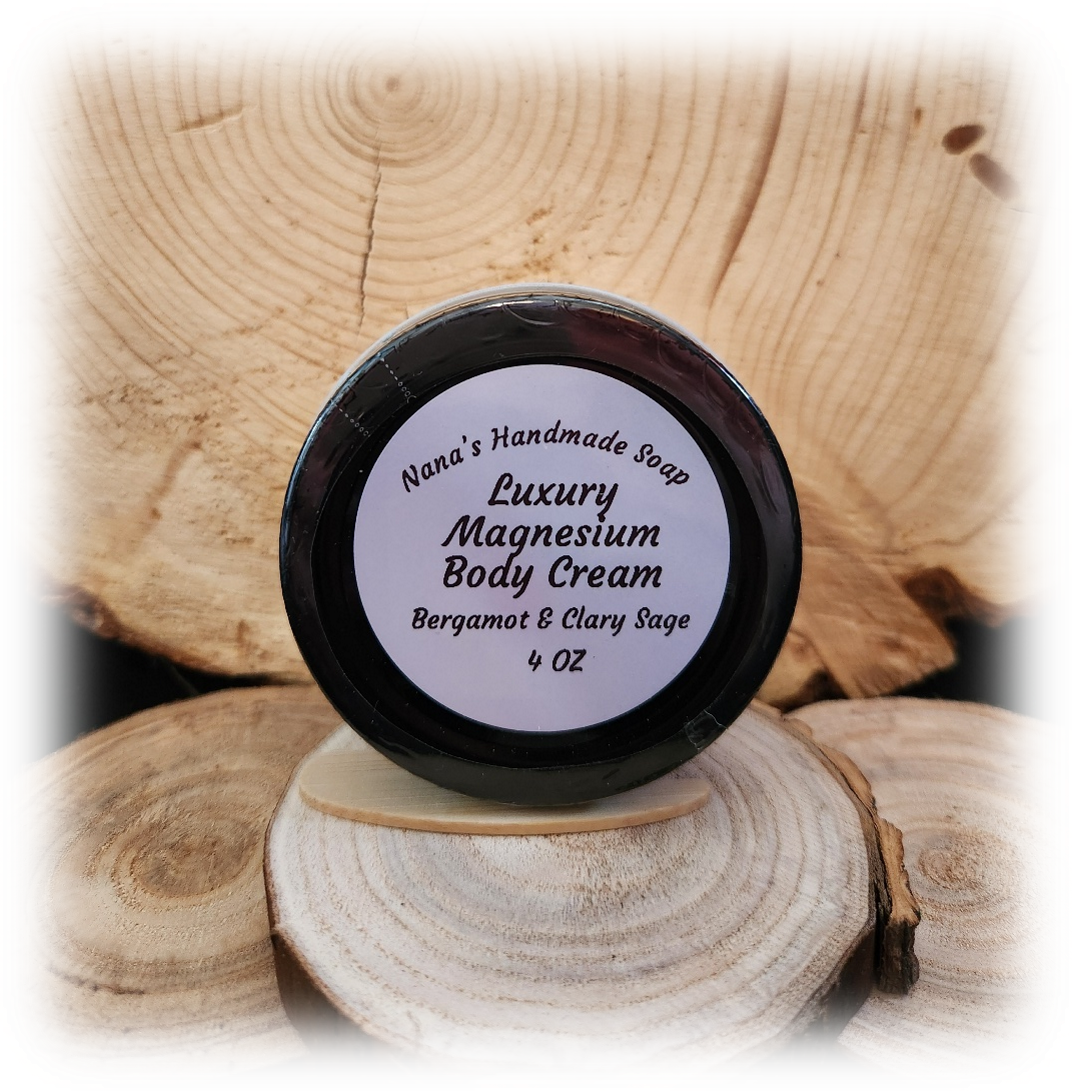 All Natural Magnesium Body Cream $12.00