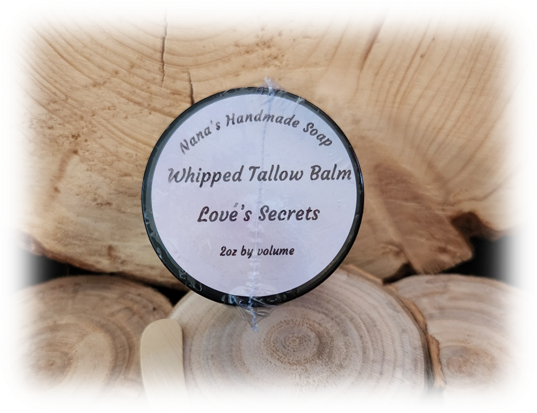 Handmade Whipped Tallow Balm. A Treat for Your Skin. 2 oz
